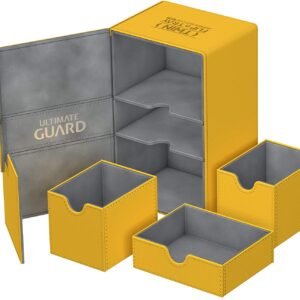 Ultimate Guard Twin Flip'n'Tray™ 160+ XenoSkin™ (Amber)