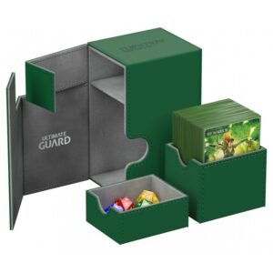 Ultimate Guard Flip'n'Tray 80+ XenoSkin™ (Green)
