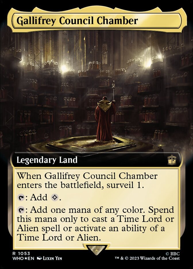 Gallifrey Council Chamber (Extended Art Surge Foil)