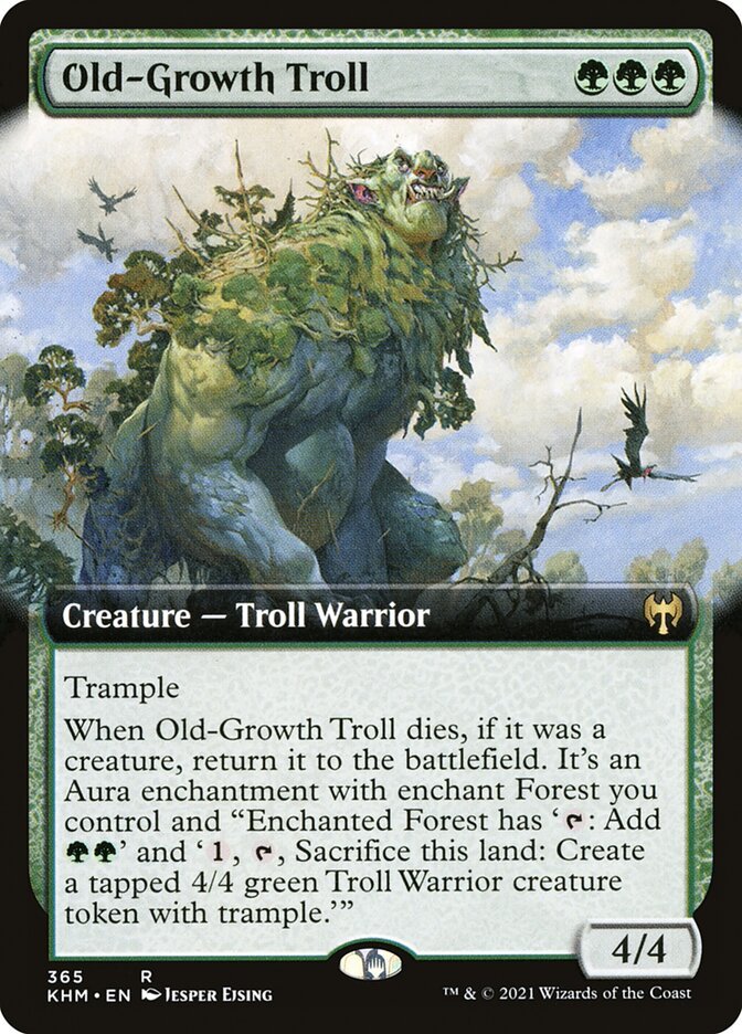 Old-Growth Troll (Extended Art)