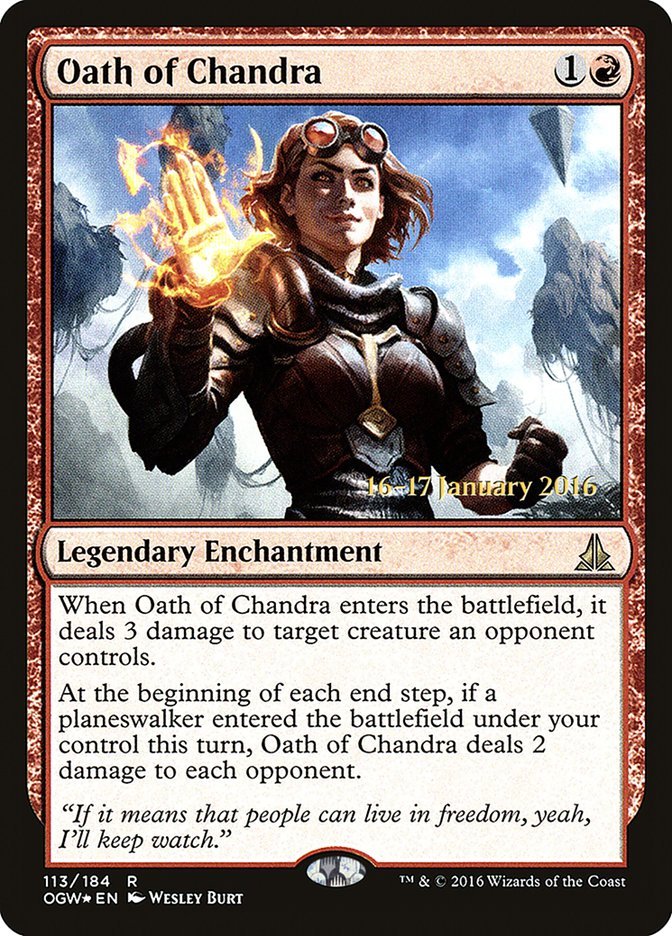 Oath of Chandra (PR Foil)