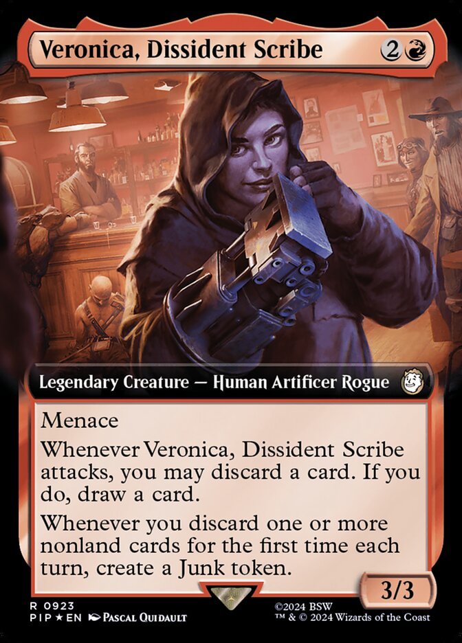 Veronica, Dissident Scribe (Extended Art Surge Foil)