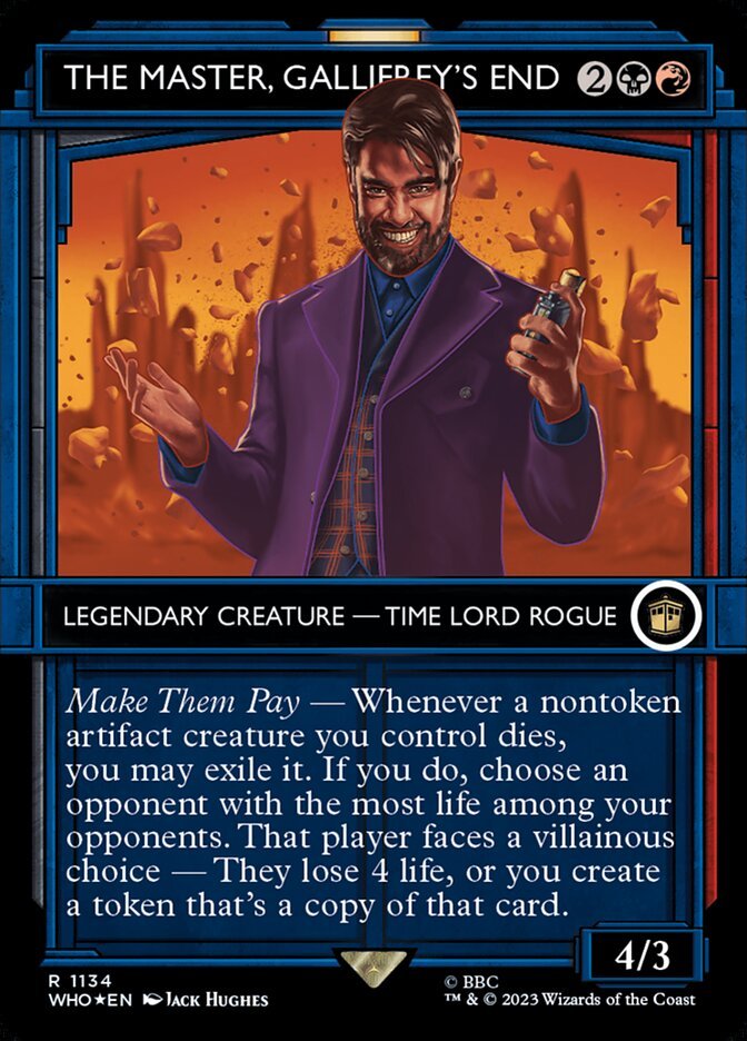 The Master, Gallifrey's End (Showcase Surge Foil)