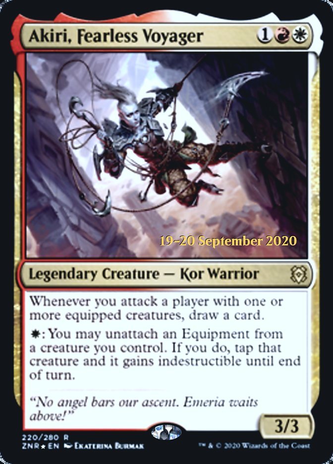 Akiri, Fearless Voyager (PR Foil)