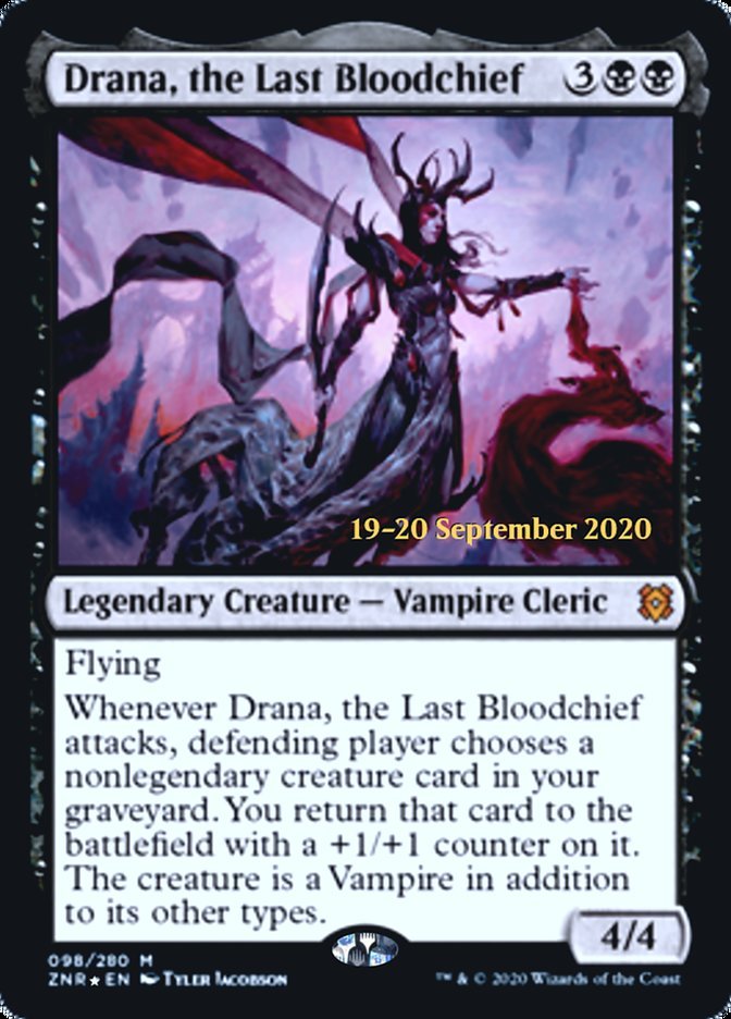Drana, the Last Bloodchief (PR Foil)