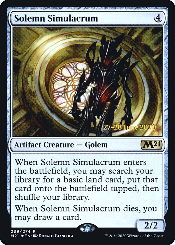Solemn Simulacrum (PR Foil)