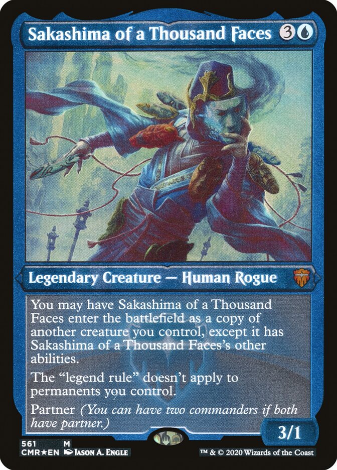 Sakashima of a Thousand Faces (Etched Foil)