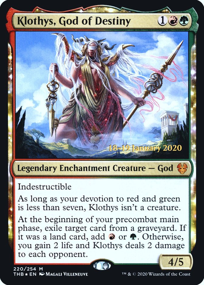 Klothys, God of Destiny (PR Foil)