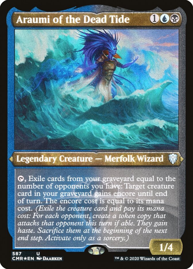 Araumi of the Dead Tide (Etched Foil)