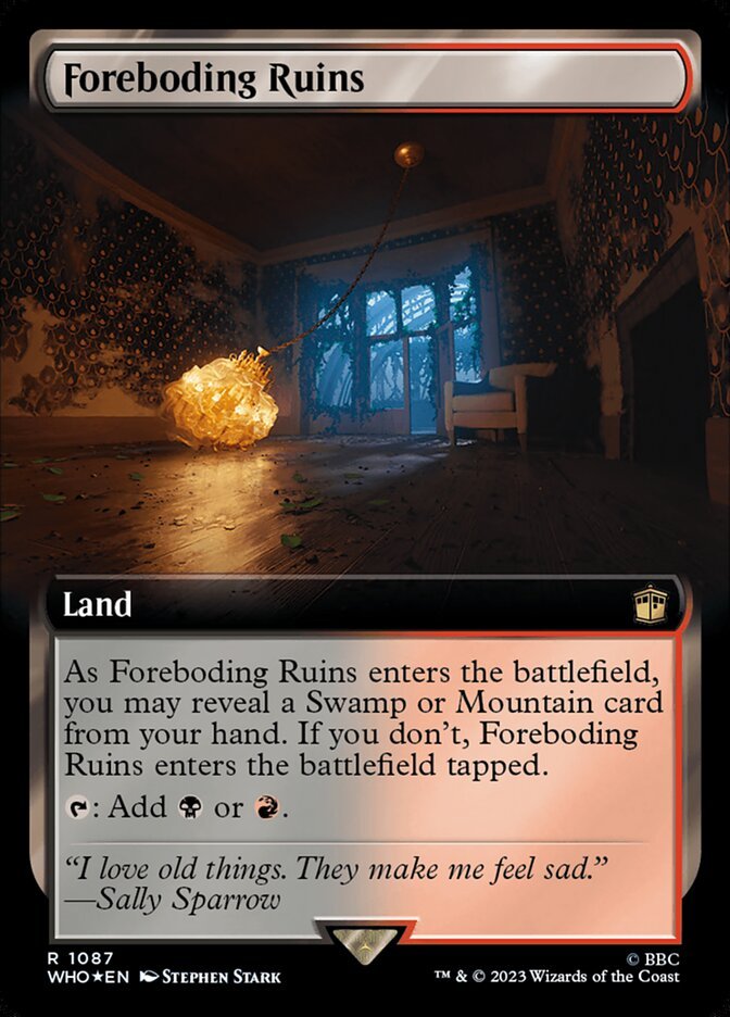 Foreboding Ruins (Extended Art Surge Foil)