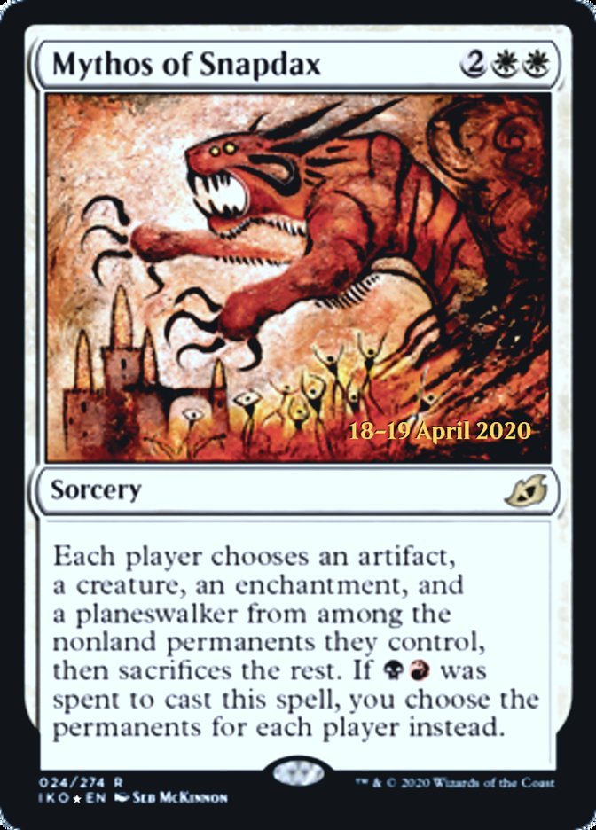 Mythos of Snapdax (PR Foil)