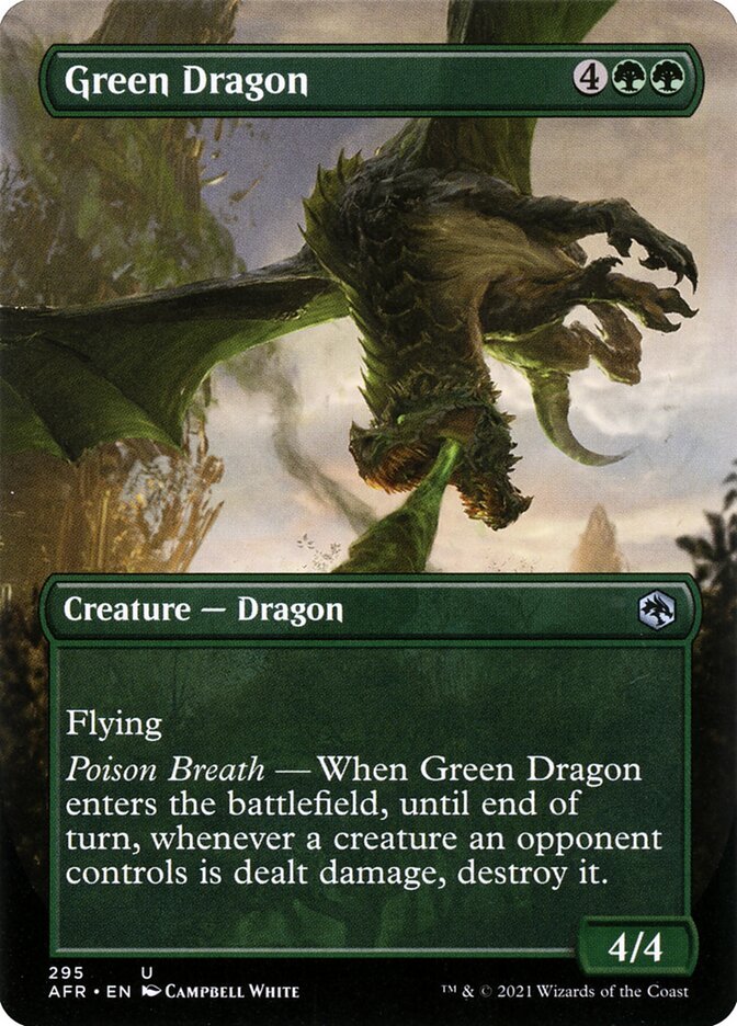 Green Dragon (Borderless)