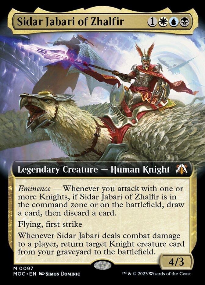 Sidar Jabari of Zhalfir (Extended Art)