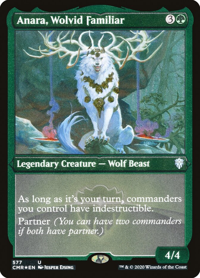 Anara, Wolvid Familiar (Etched Foil)