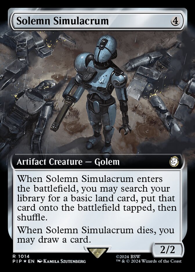 Solemn Simulacrum (Extended Art Surge Foil)