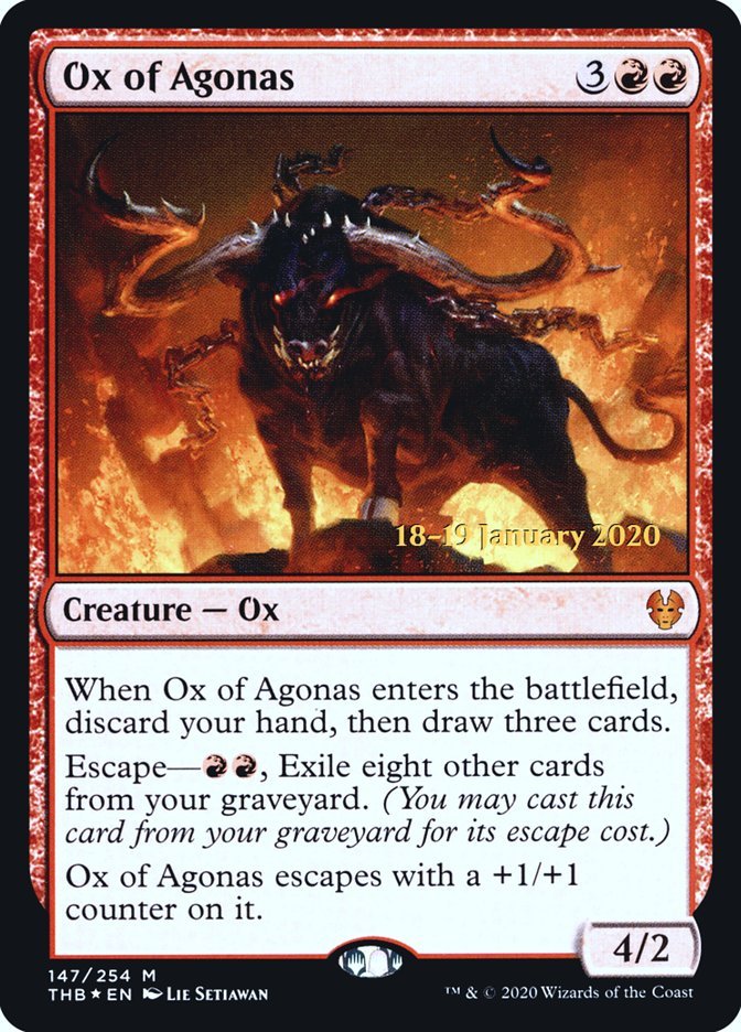 Ox of Agonas (PR Foil)