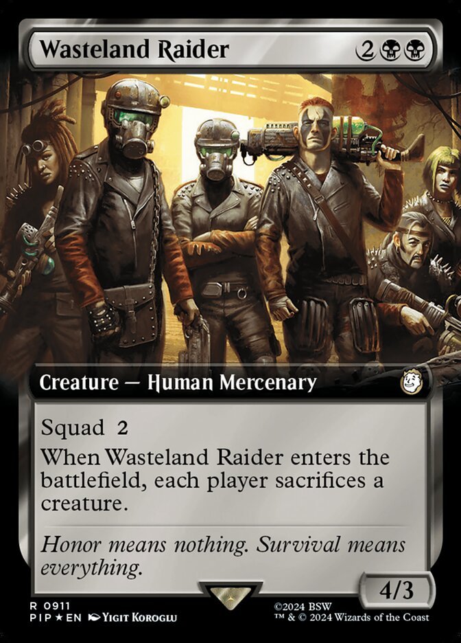 Wasteland Raider (Extended Art Surge Foil)
