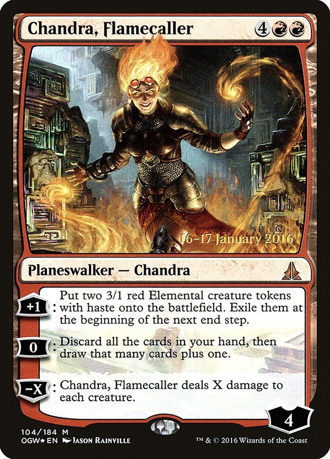 Chandra, Flamecaller (PR Foil)