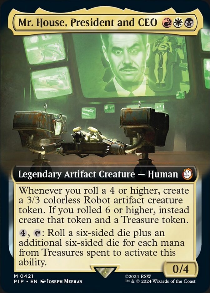 Mr. House, President and CEO (Extended Art)
