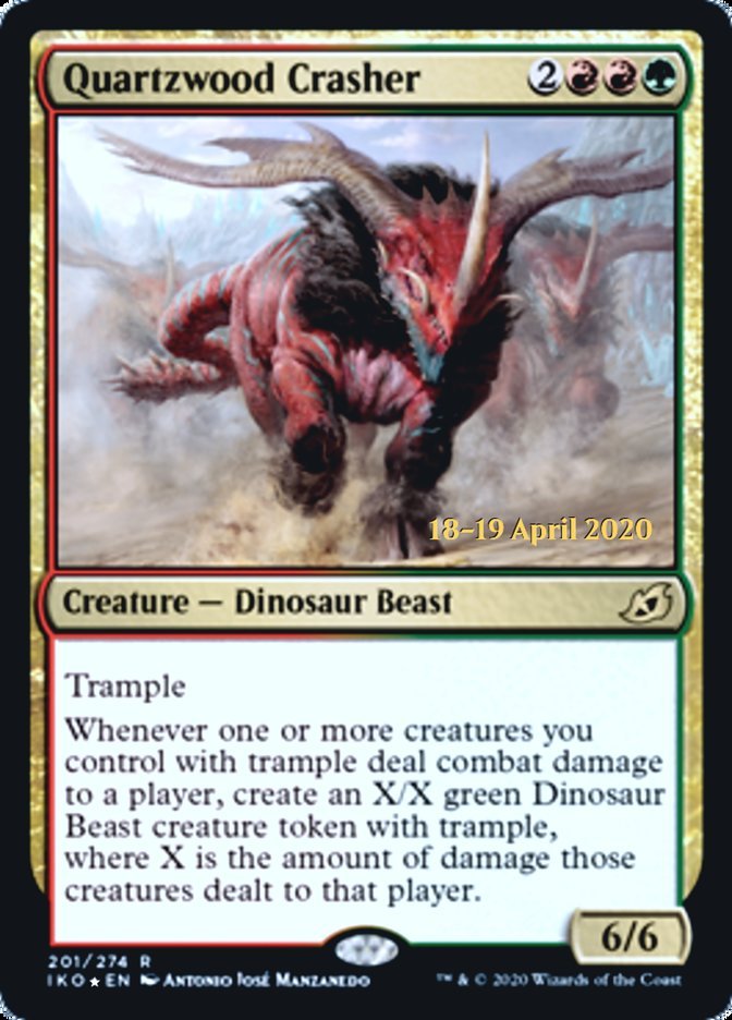 Quartzwood Crasher (PR Foil)