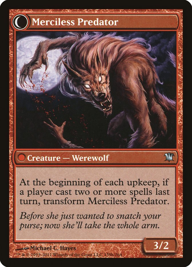 Reckless Waif // Merciless Predator back