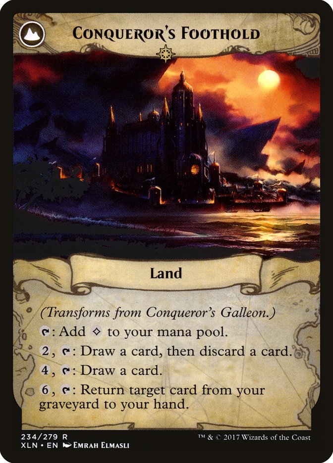 Conqueror's Galleon // Conqueror's Foothold back