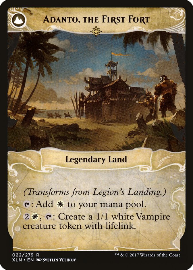 Legion's Landing // Adanto, the First Fort back