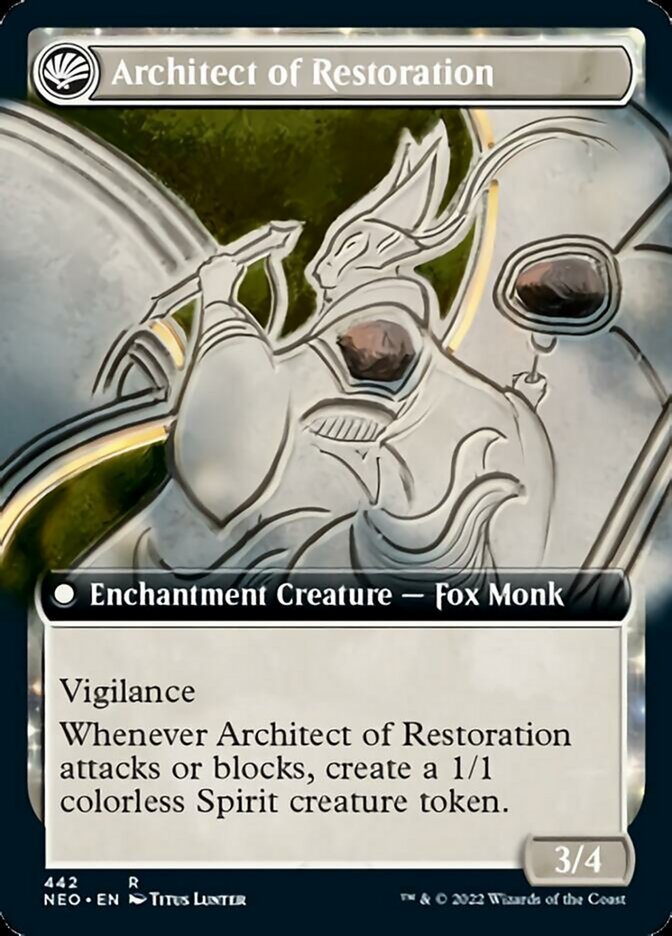 The Restoration of Eiganjo // Architect of Restoration (Extended Art) back