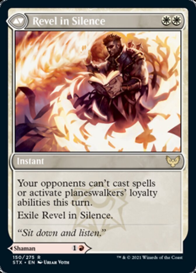 Flamescroll Celebrant // Revel in Silence back