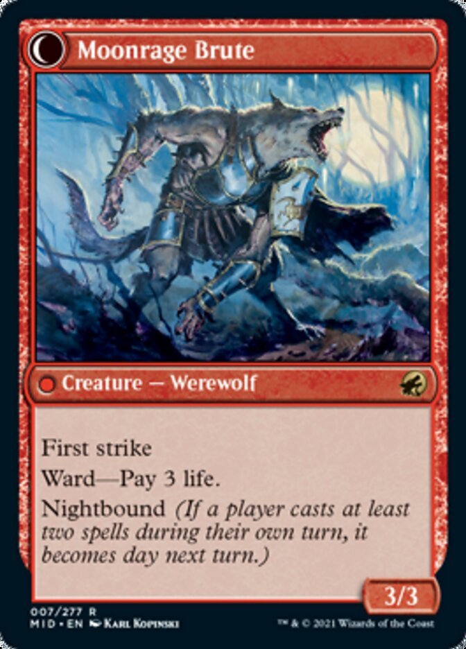 Brutal Cathar // Moonrage Brute back