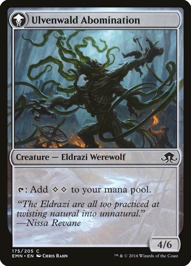 Ulvenwald Captive // Ulvenwald Abomination back