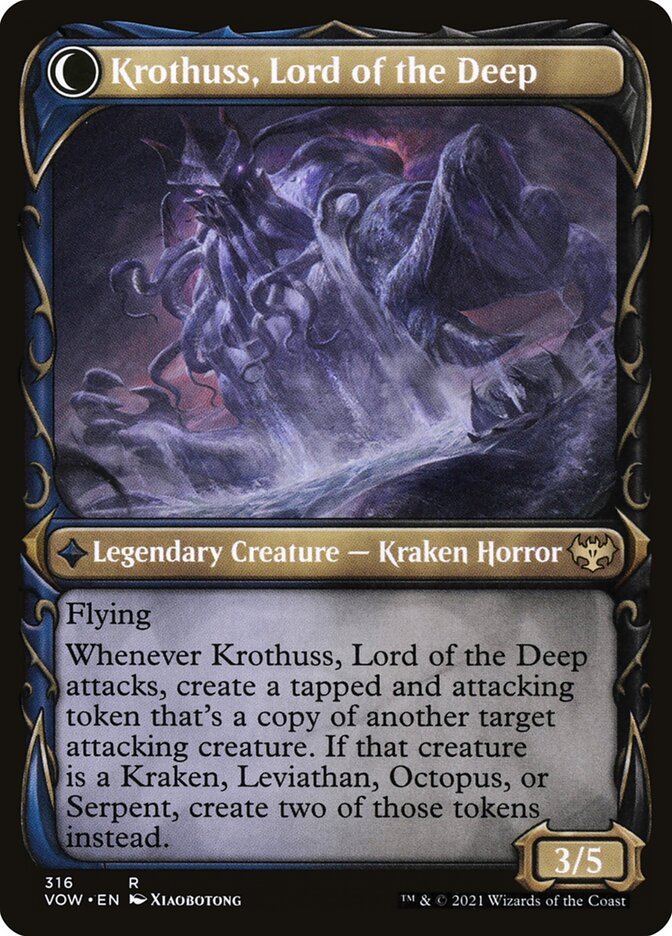 Runo Stromkirk // Krothuss, Lord of the Deep (Showcase) back