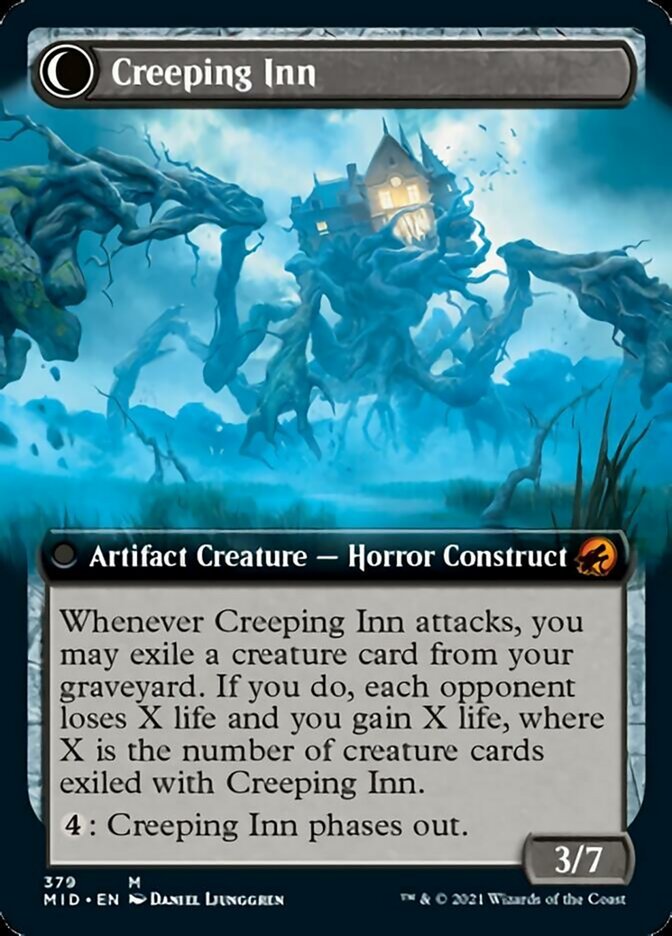 Hostile Hostel // Creeping Inn (Extended Art) back
