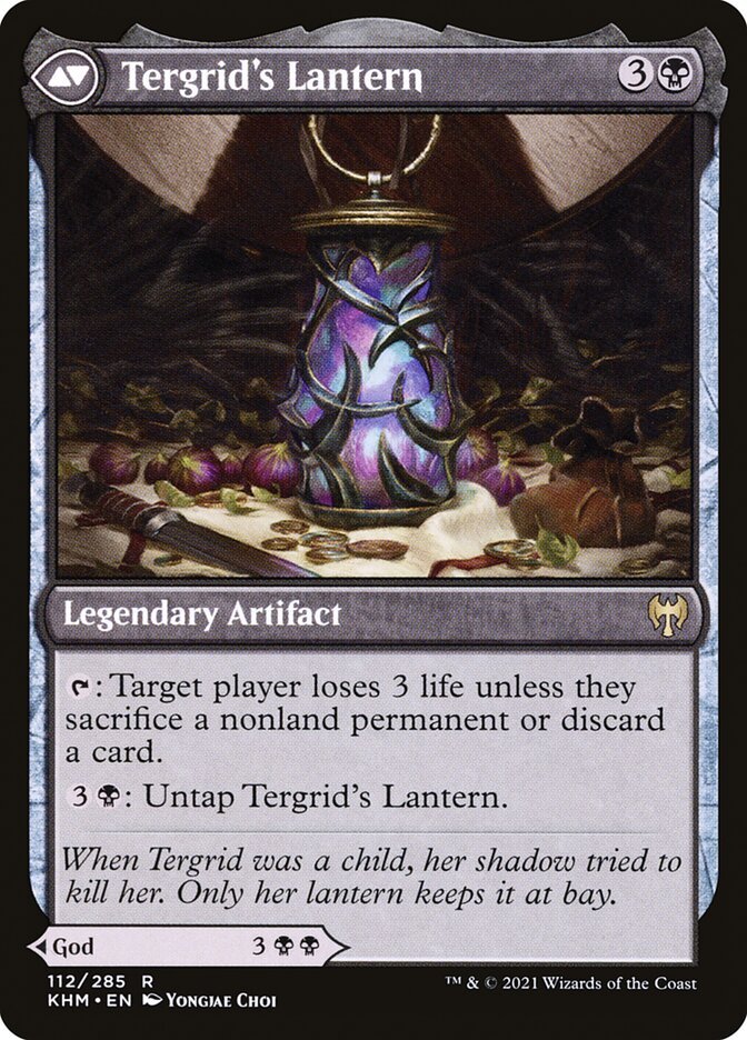 Tergrid, God of Fright // Tergrid's Lantern back