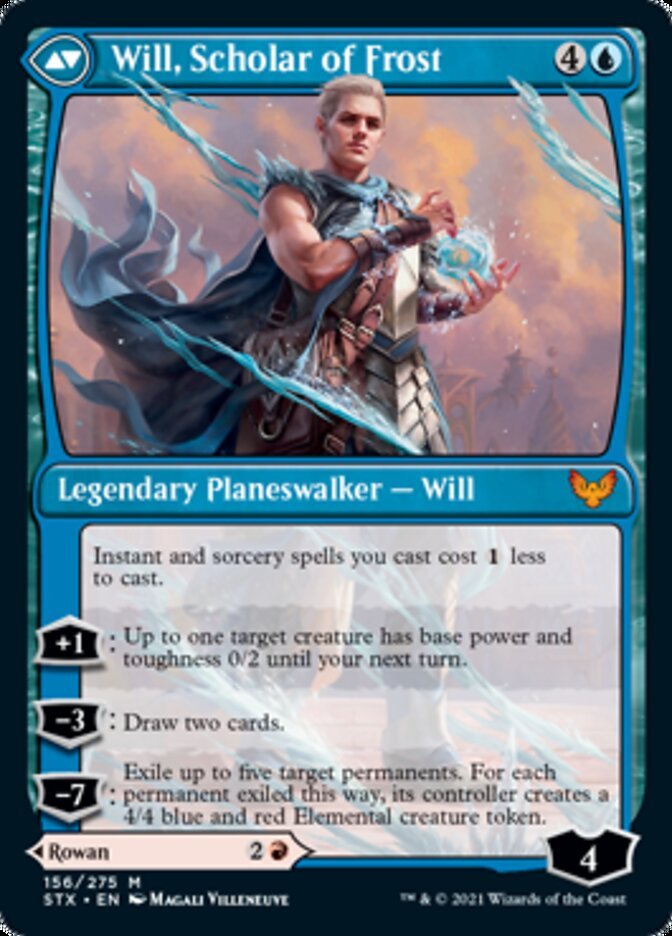 Rowan, Scholar of Sparks // Will, Scholar of Frost back