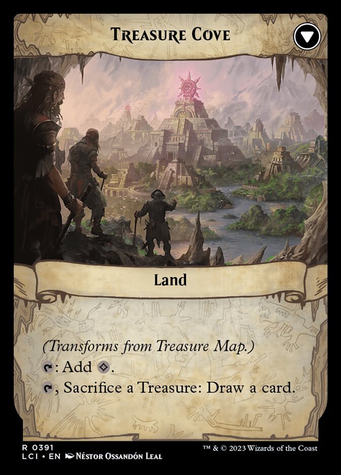Treasure Map // Treasure Cove (Extended Art) back