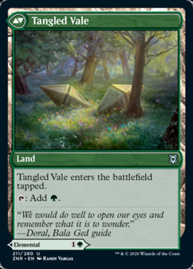 Tangled Florahedron // Tangled Vale back