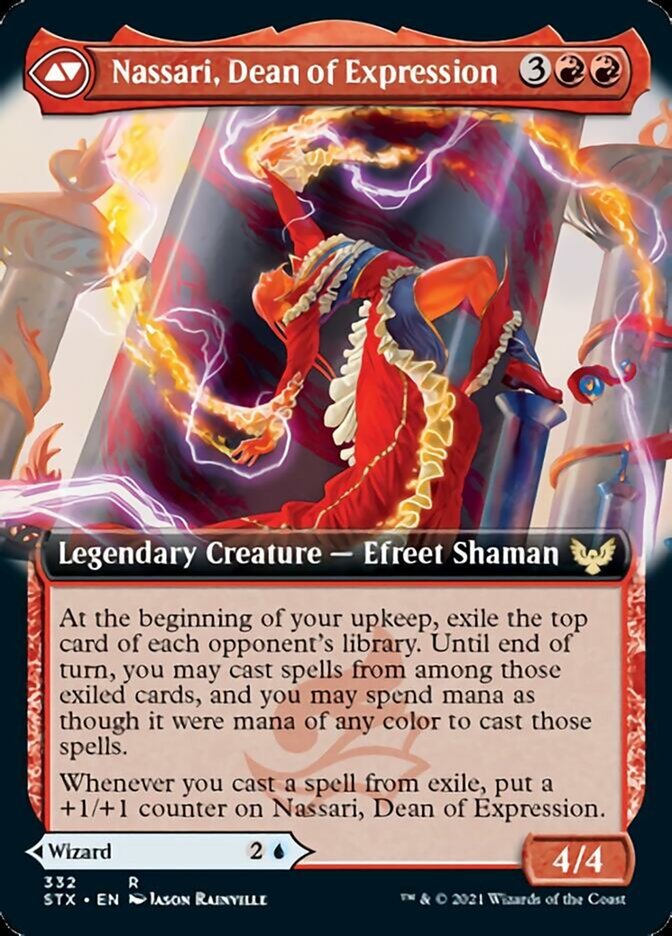 Uvilda, Dean of Perfection // Nassari, Dean of Expression (Extended Art) back