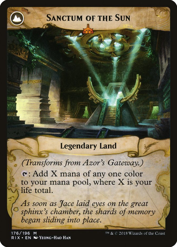 Azor's Gateway // Sanctum of the Sun back