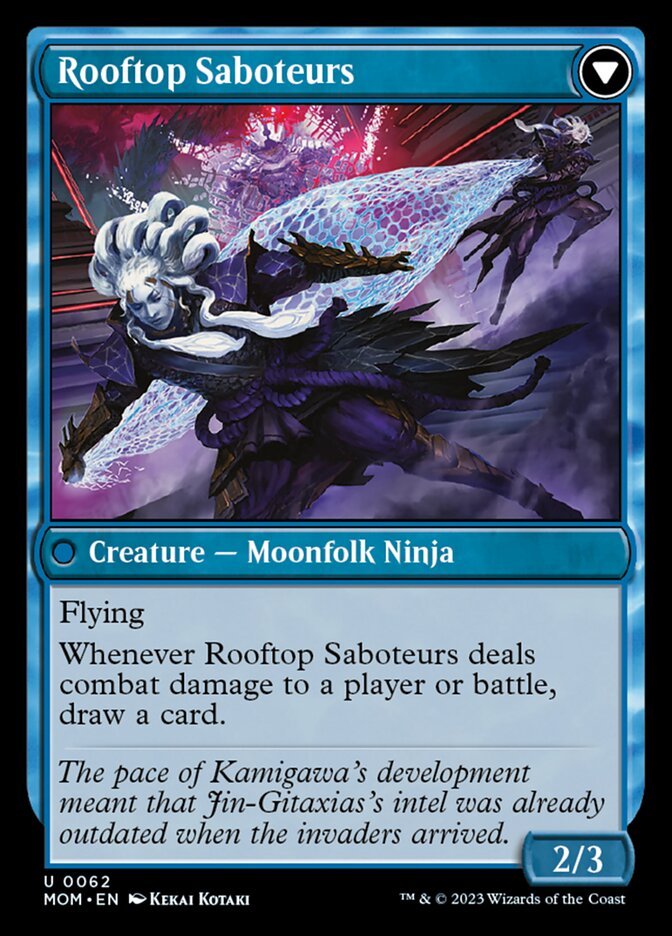 Invasion of Kamigawa // Rooftop Saboteurs back