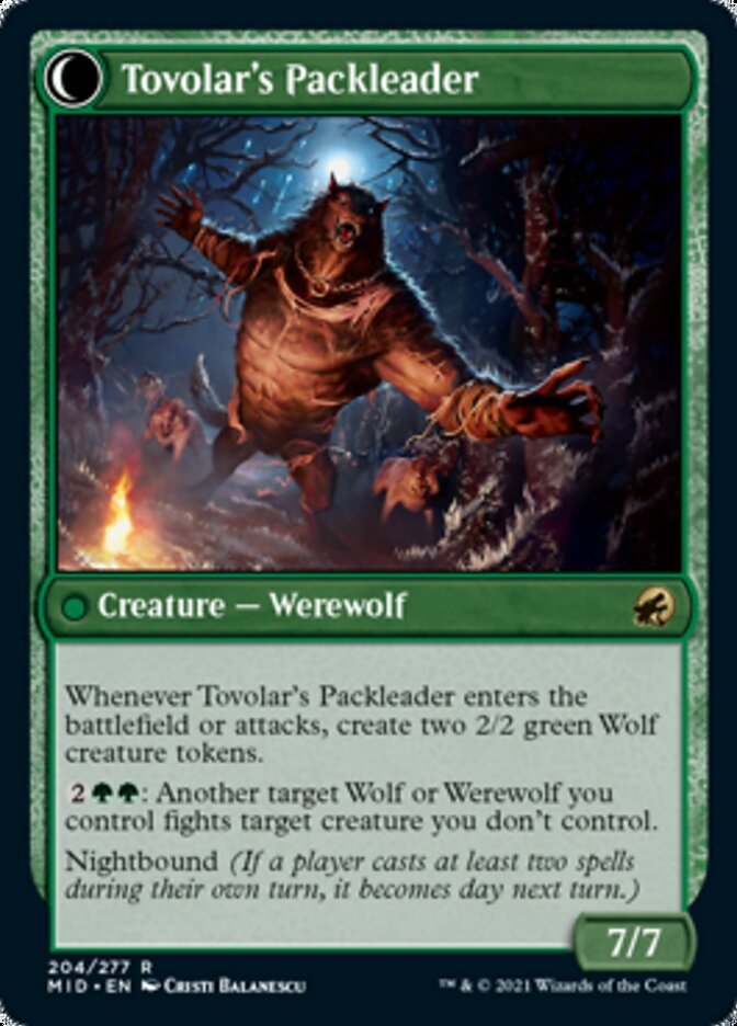 Tovolar's Huntmaster // Tovolar's Packleader back