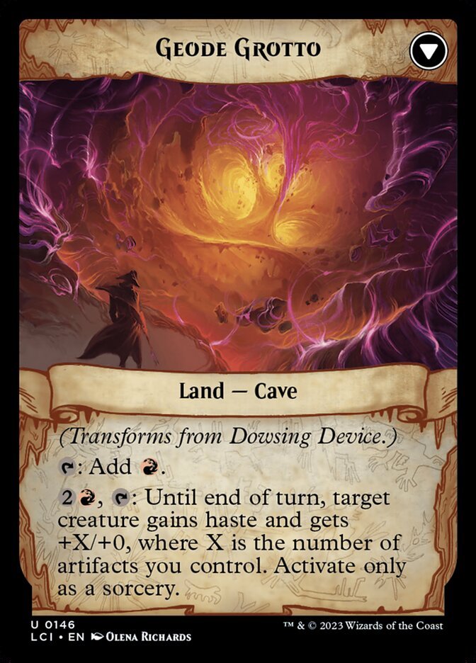 Dowsing Device // Geode Grotto back