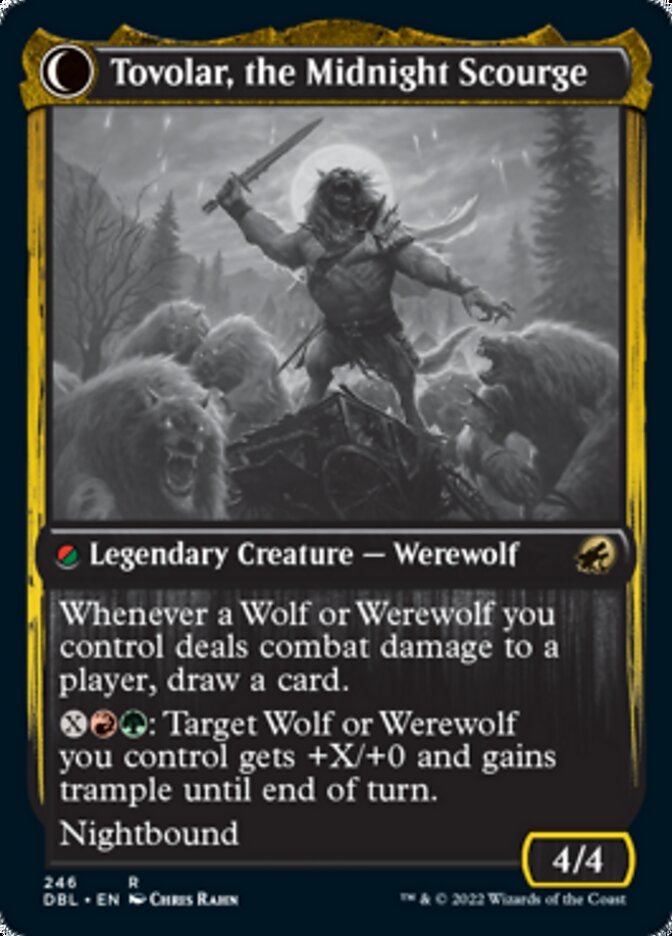 Tovolar, Dire Overlord // Tovolar, the Midnight Scourge back