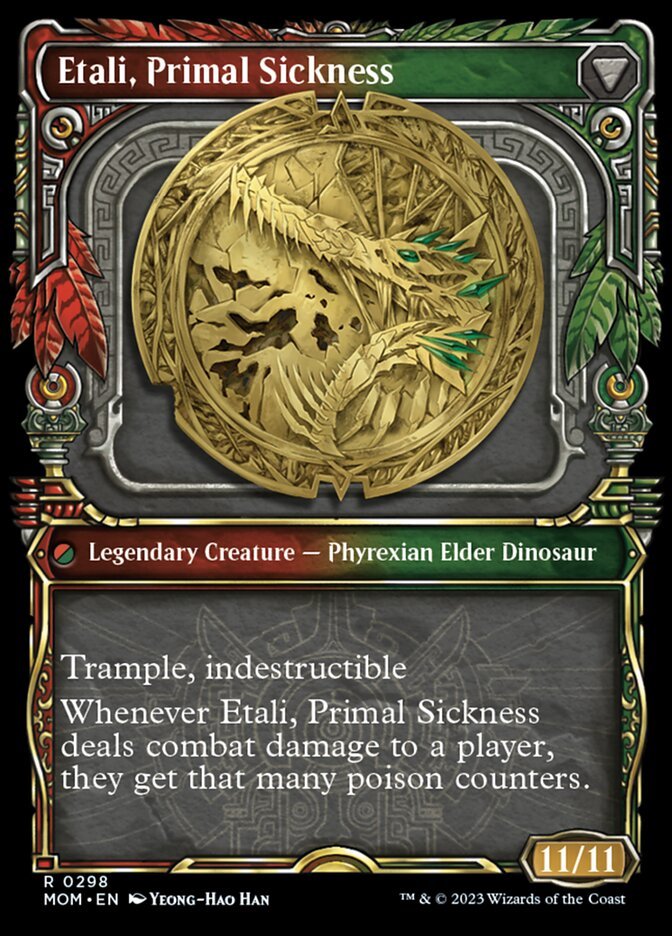 Etali, Primal Conqueror // Etali, Primal Sickness (Showcase) back
