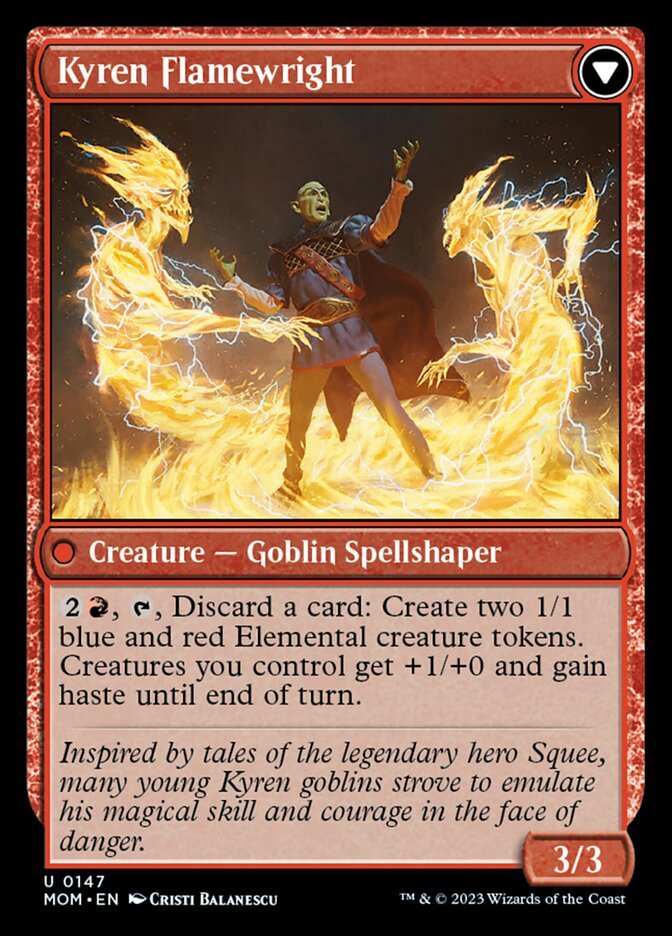 Invasion of Mercadia // Kyren Flamewright back