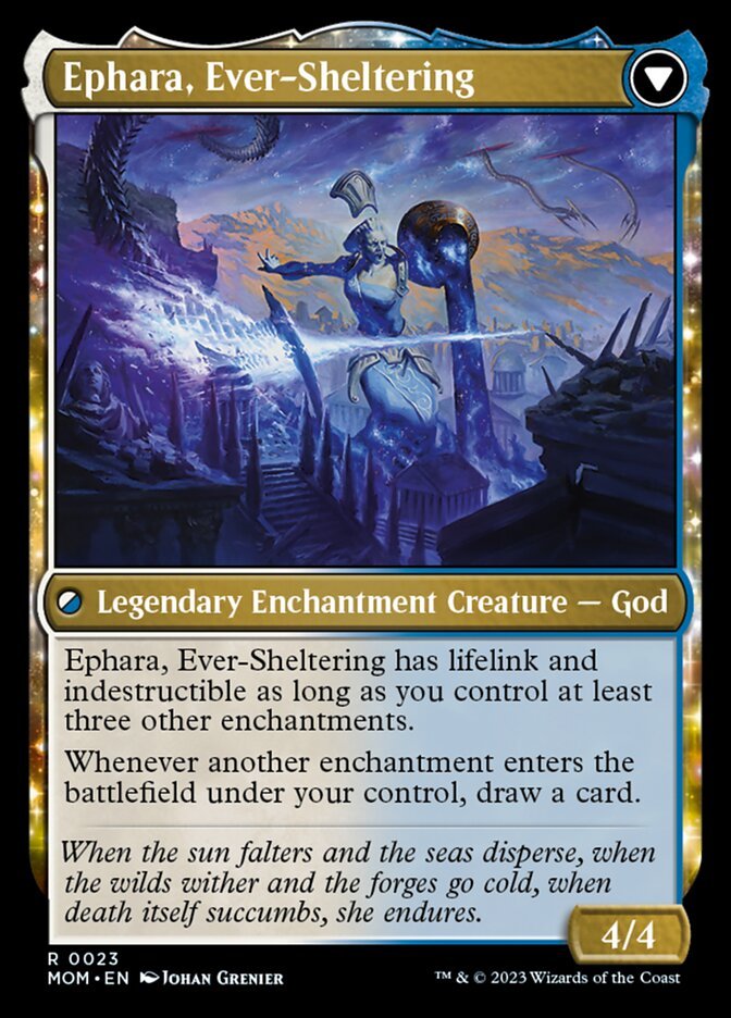 Invasion of Theros // Ephara, Ever-Sheltering back