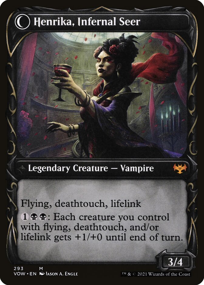 Henrika Domnathi // Henrika, Infernal Seer (Showcase) back