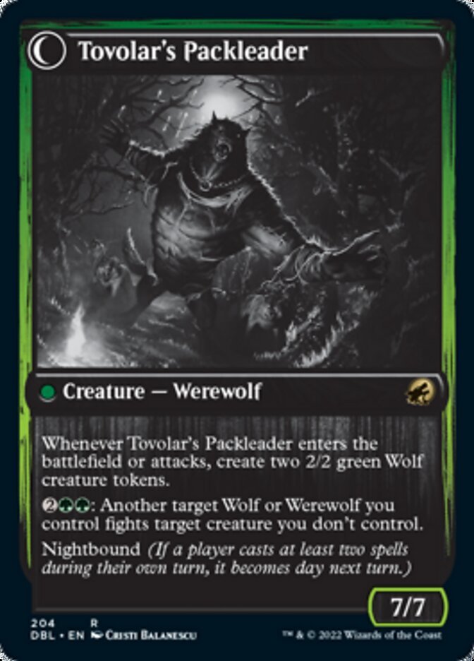 Tovolar's Huntmaster // Tovolar's Packleader back