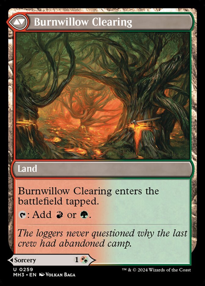 Stump Stomp // Burnwillow Clearing back