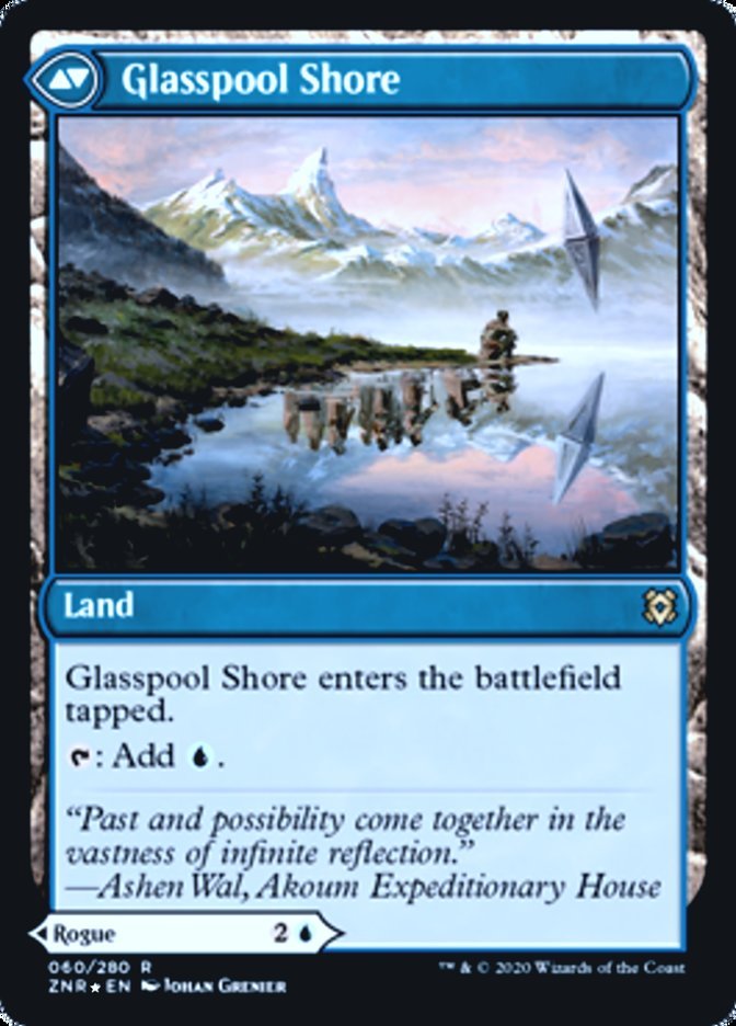 Glasspool Mimic // Glasspool Shore (PR Foil) back